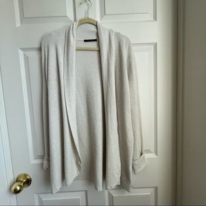 Cyrus Open Front Cardigan | Size M | Heather Silver | Super Soft